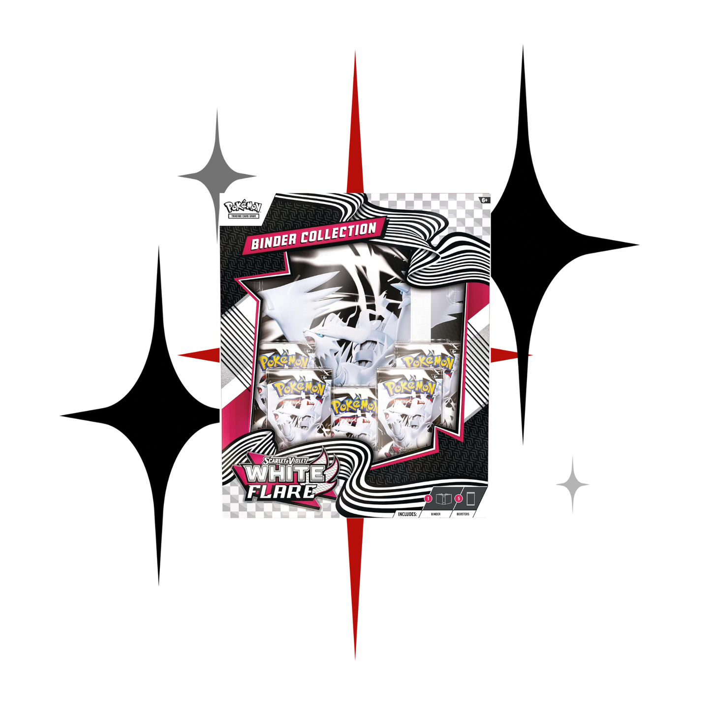 White Flare Binder Collection